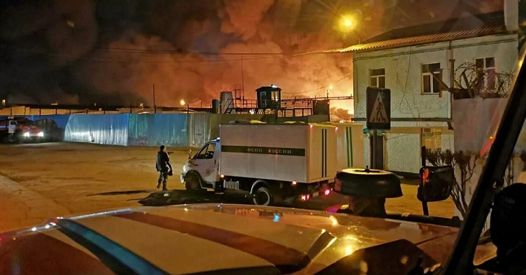 В Ангарске после пожара в колонии нашли тело погибшего заключенного