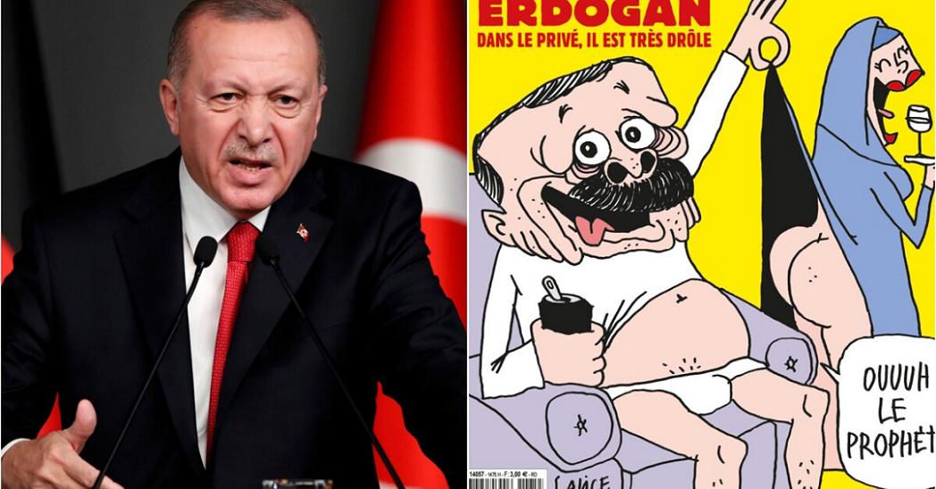 Эрдоган в ярости. В прокуратуру Анкары подан иск на Charlie Hebdo от имени президента 