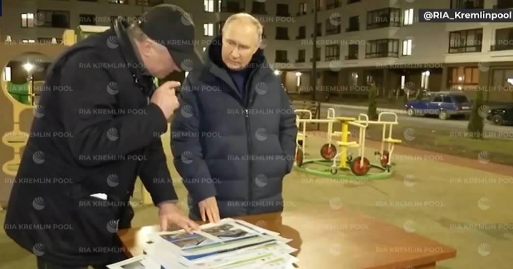 В Кремле объяснили, почему Путин лично приехал в Мариуполь