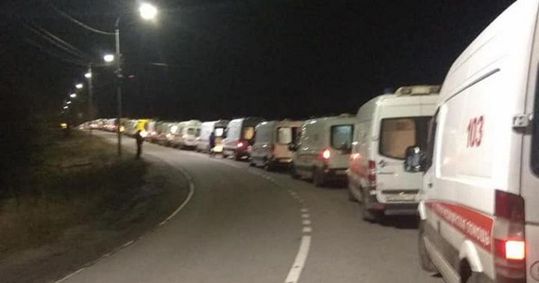 В оперштабе назвали причину возникновения пробок из скорых в Химках