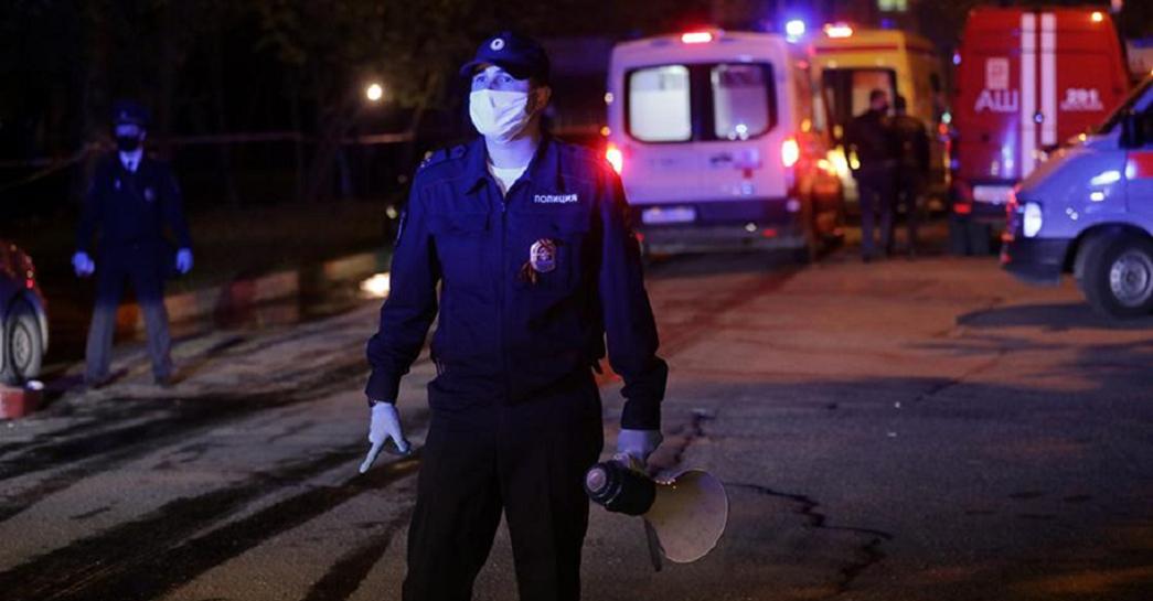 В Москве при задержании, стрелявший из окна дома, получил ранение