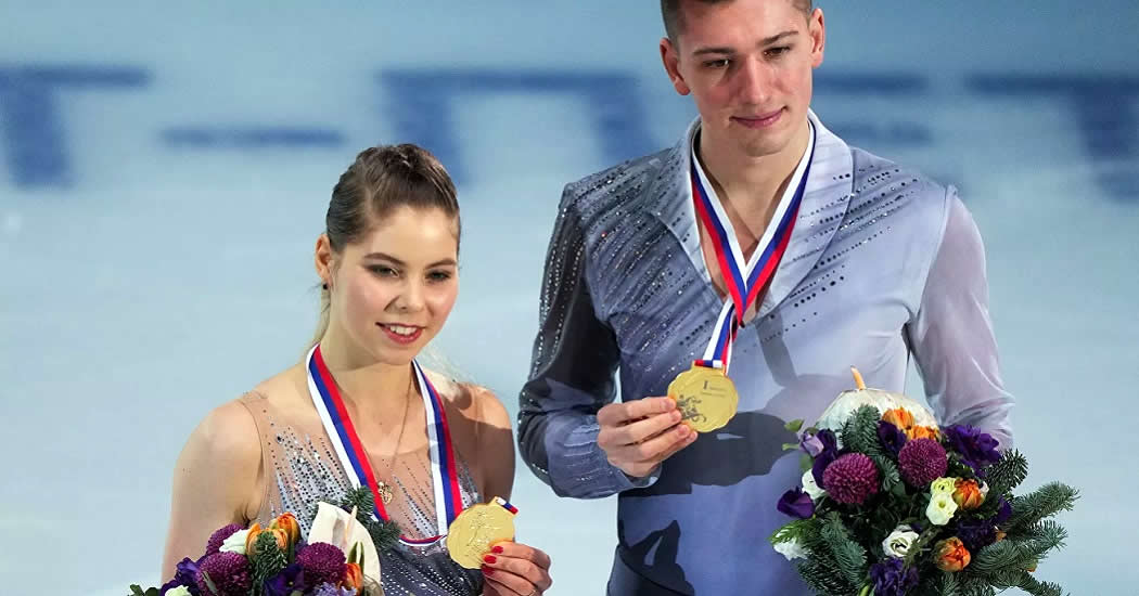 Россияне Мишина и Галлямов стали чемпионами Европы по фигурному катанию