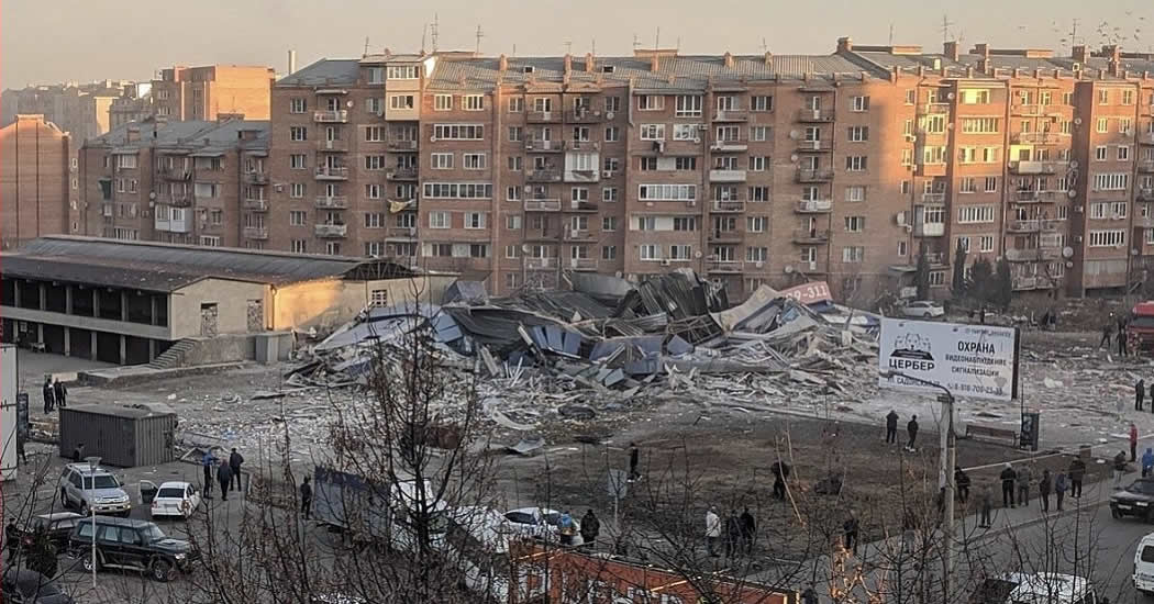 Во Владикавказе прогремел мощный взрыв 