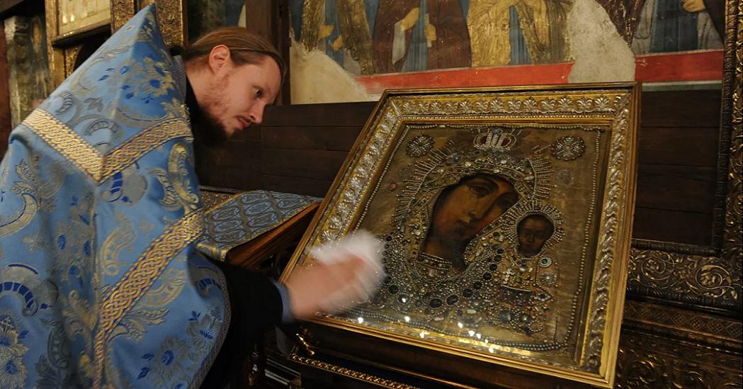Патриарх коснулся судьбы исчезнувших Казанской и Смоленской икон