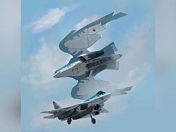 "Ростех" показал Су-57 в виде механизированного монстра