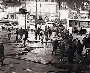  Массовая драка в Петербурге попала на видео