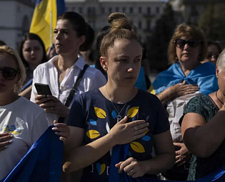 Родственники пленных украинских солдат вышли на митинг в Киеве