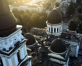  На собор в Одессе упала украинская ракета ПВО, сообщил Рогов