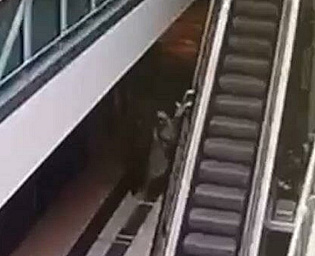  В Москве 4 летний мальчик упал со 2 этажа, зацепившись за поручень эскалатора в ТЦ