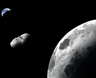  Недалеко от Земли нашли потерянный фрагмент Луны