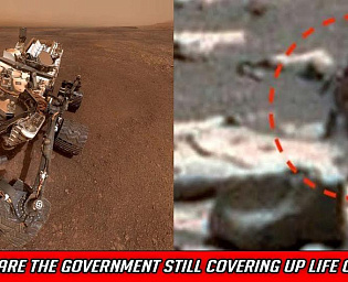  На снимке с Марса нашли обнимающихся инопланетян